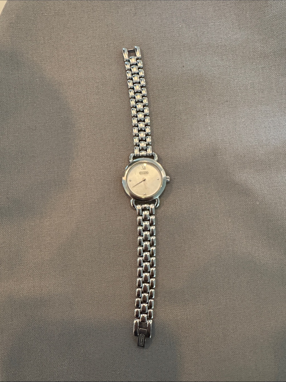 Coach Silver-Tone Women's Chain Link Watch